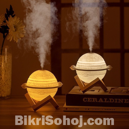 Planetary Humidifier Bedroom Atmosphere Night